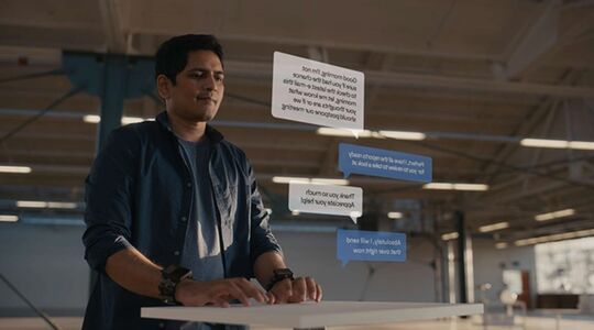 Facebook armband augmented reality