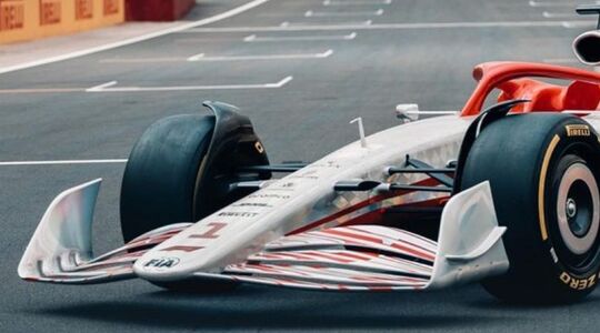 nieuwe Formule 1-auto