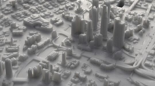 3d-geprinte versie GTA 5-map