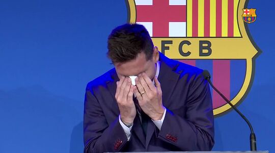 ode van FC Barcelona aan Lionel Messi