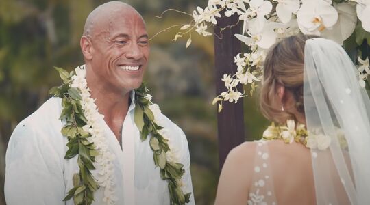 vrouw van 'The Rock'