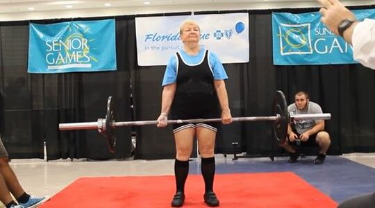 Edith Murway-Traina is de oudste powerlifter ter wereld