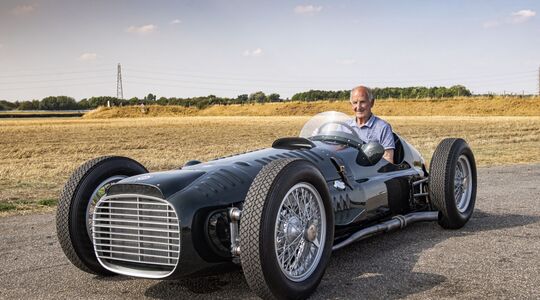 Klassieke racewagen van BRM