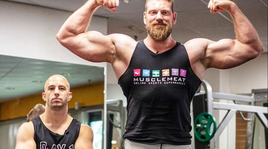 Olivier Richters is officieel de langste bodybuilder ter wereld