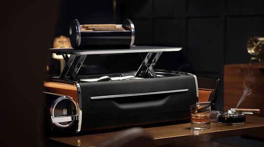 Rolls-Royce sigaren- en whiskyhouder