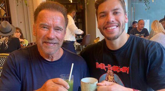 Joseph Baena, zoon van Arnold Schwarzenegger