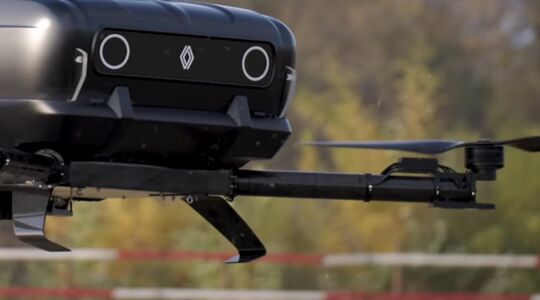 vliegende renault