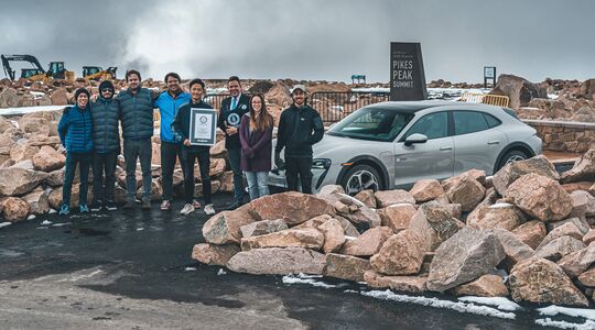 Porsche vestigt wereldrecord