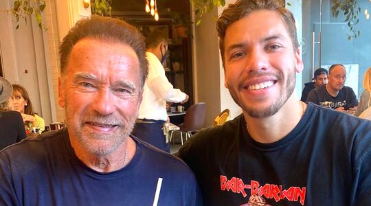 Joseph Baena zoon van Arnold Schwarzenegger