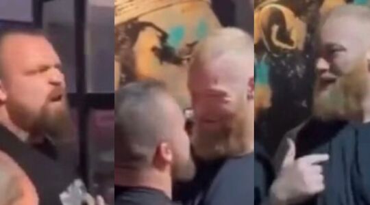 staredown Hafthor Björnsson Eddie Hall