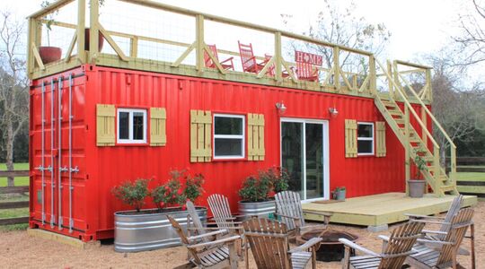 tiny house zeecontainer