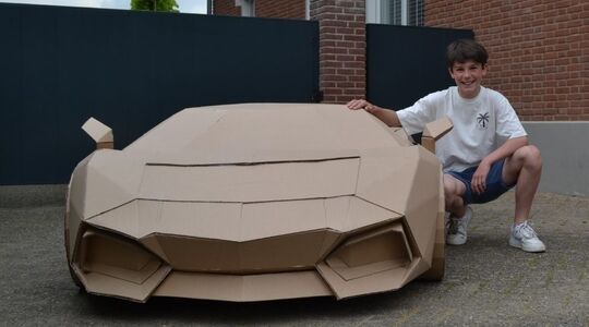 Olivier Backx Lamborghini karton