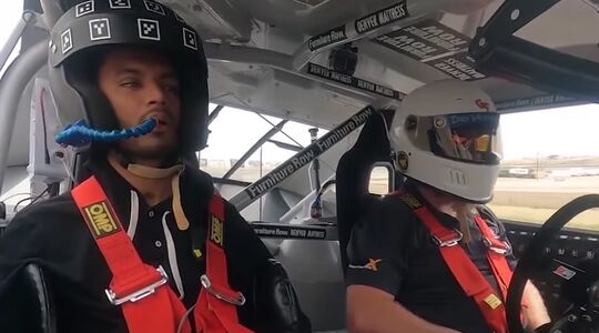 German Aldana verlamd auto