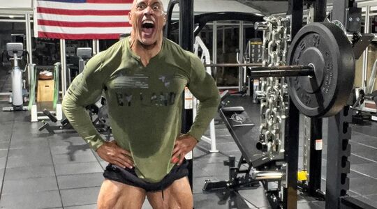 Dwayne The Rock Johnson leg day killer