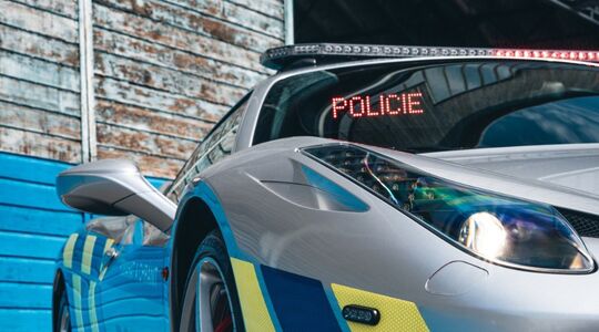 Tsjechische politie Ferrari