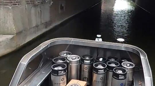 robot-boot bier amsterdam