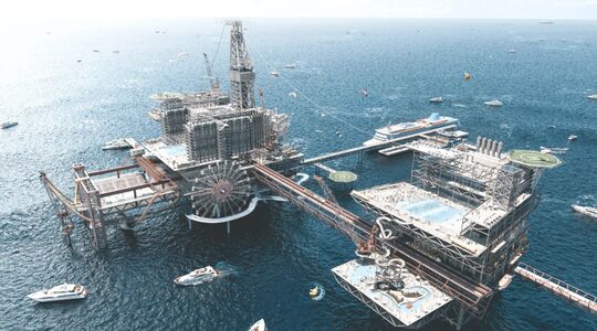 boorplatform pretpark