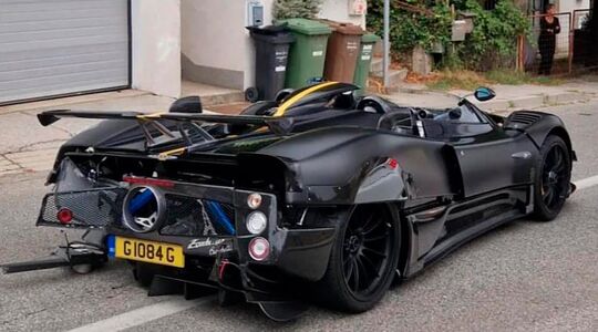 Pagani Zonda Hp Barchetta crash