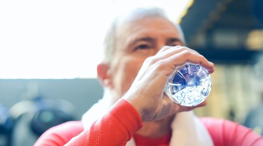 water plastic flesje