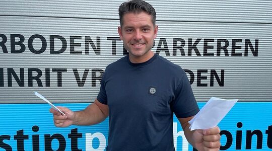 nieuw bestelbusje Rick van Stippent