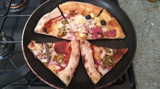 beste manier pizza opwarmen