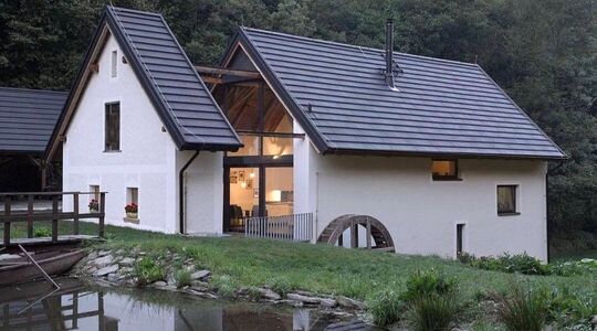 watermolen moderne villa