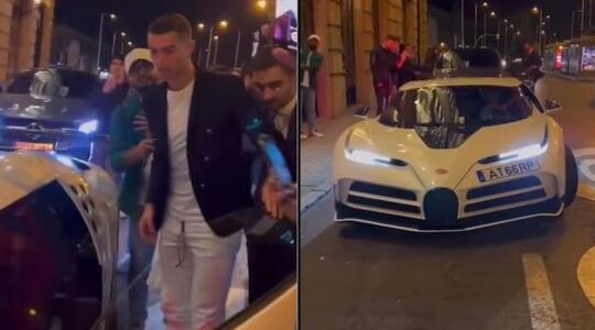 Cristiano Ronaldo Bugatti centodieci