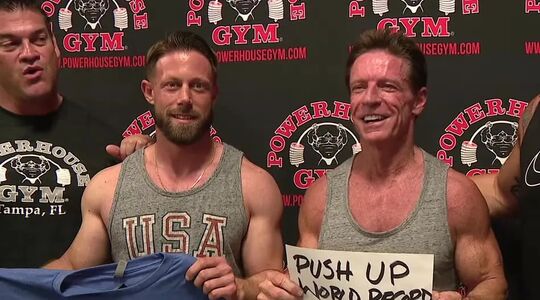 rob sterling wereldrecord push-ups