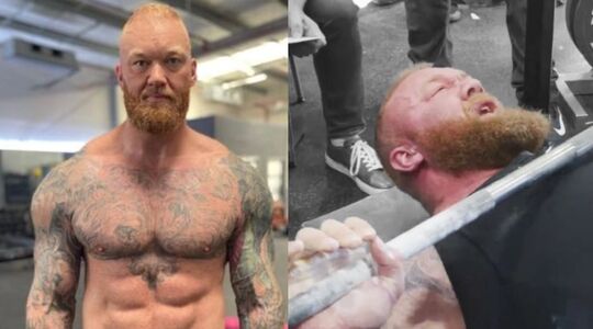 Hafthor Björnsson blessure