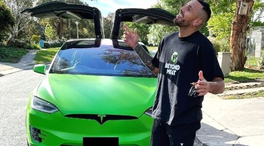 nick kyrgios tesla