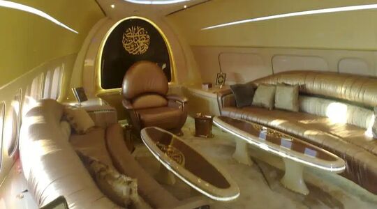 Al Hilal plane vliegtuig spelers