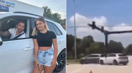 lionel messi crash miami