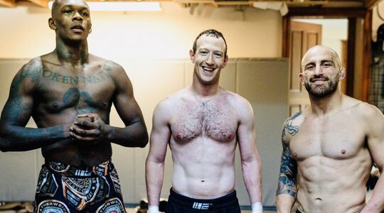 mark zuckerberg ufc elon musk