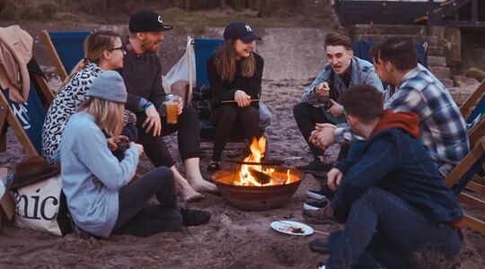 barbecue kampvuur toetjes
