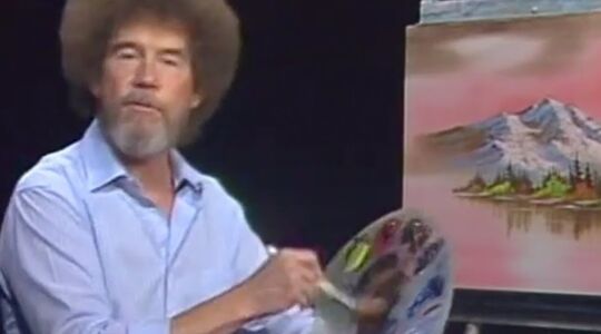 bob ross schilderij