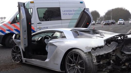 aventador crash