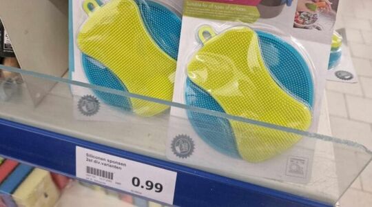 Action verkoopt siliconen sponzen