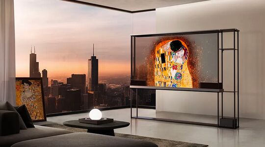 draadloze transparante OLED-tv