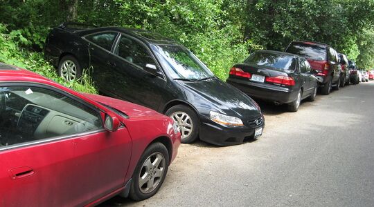 foutgeparkeerde auto