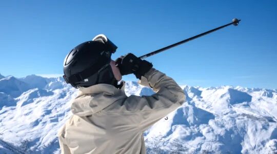 skistokken met drank