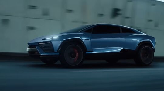 De eerste volledig elektrische Lamborghini Lanzador