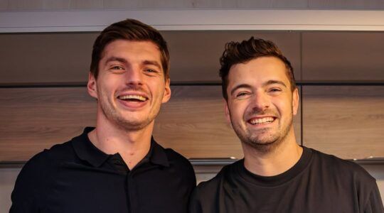 Max Verstappen en Martin Garrix