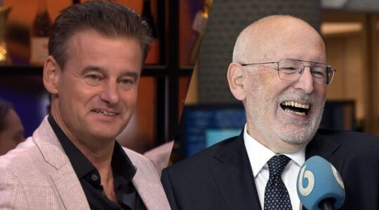 Wilfred Genee spot een Frans Timmermans look-a-like in het publiek