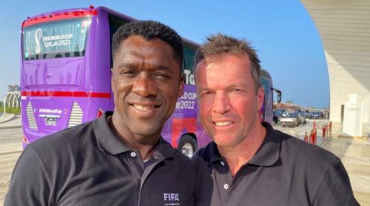 Lothar Matthäus samen met Clarence Seedorf