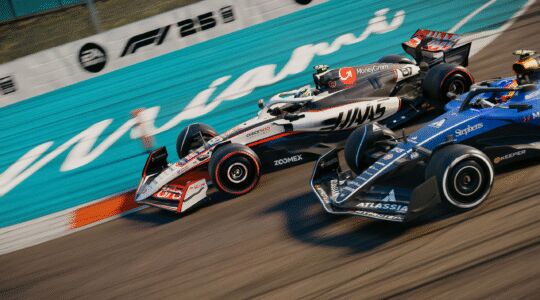 Beelden van de F1 game van 2025