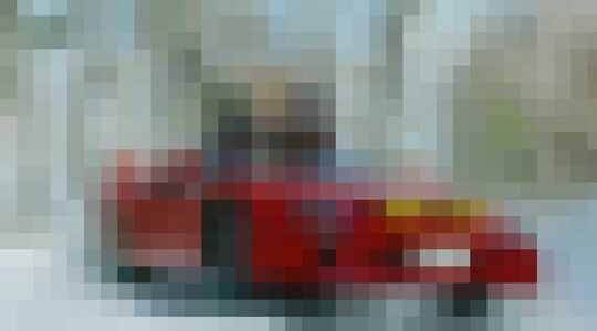 Illustratie voor: Losgaan in de sneeuw met een Ferrari F40!