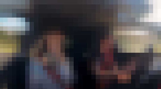 Illustratie voor: Max Verstappen rijdt met zijn Zweedse chick over het circuit van Genk