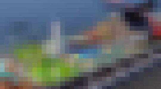 Cruiseschip met pretpark