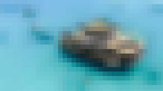 Illustratie voor: Drijvende bar middenin de oceaan is de ultieme plek om te relaxen met je vrienden!