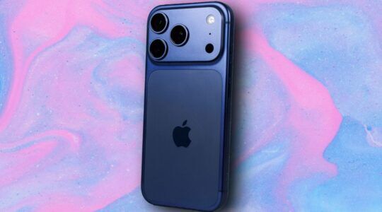 De achterkant van een iPhone